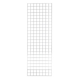Unbranded/Generic Set 4 Gridwall Panels 2' x 6' Grid Wall Display Chrome Panel Steel 9 Connectors