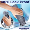 Nakii Filtered Water Bottle, Leakproof, BPA-Free, Motivational Markings, Travel, Everyday
