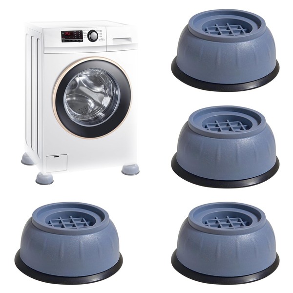 Mauepersu Pack of 4 Washing Machine Feet Pads, Anti-Vibration Mat,