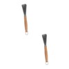 Kisangel 2pcs Cookware Washing Brush Stainless Steel Scrub Brush Pot