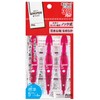 PLUS(プラス) プラス 修正テープ ホワイパー パル テープ幅 5mm 使い捨て 3個パック ピンク