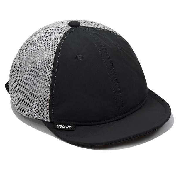 Croogo Men's Umpire Cap, Mesh Cap, Short Brim, Soft Hat,