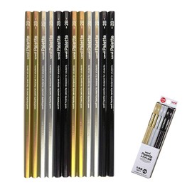 Mitsubishi Pencil, Uni Palette, Easy to Write, 1 Dozen, 6 Colors, Selectable Packaging, Gungungungungun (2B, Normal Packaging, Black)