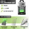 Pinava Wood Drill Bit Set 1-13 mm [Continuous Sharp &