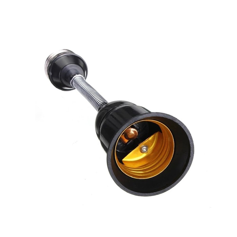 E26/E27 Light Socket Extender Adapter,30cm/12 inch Light Bulb Extension,E26 to