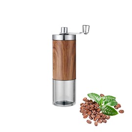 Fsocpen Manual Coffee Grinder,Stainless Steel Manual Coffee Bean Grinder, Adjustable Settings for Espresso to Coarse Coffee, for Office, Home, Camping