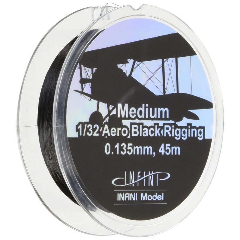 infinimoderu midyiamuearorigingu 0.135 mm X 45 m Black 1/32 Plastic Model Parts IR3200 