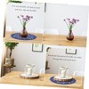 BIUDECO 3pcs Hollow Flower Heat Insulated Pads Non Slip Coasters