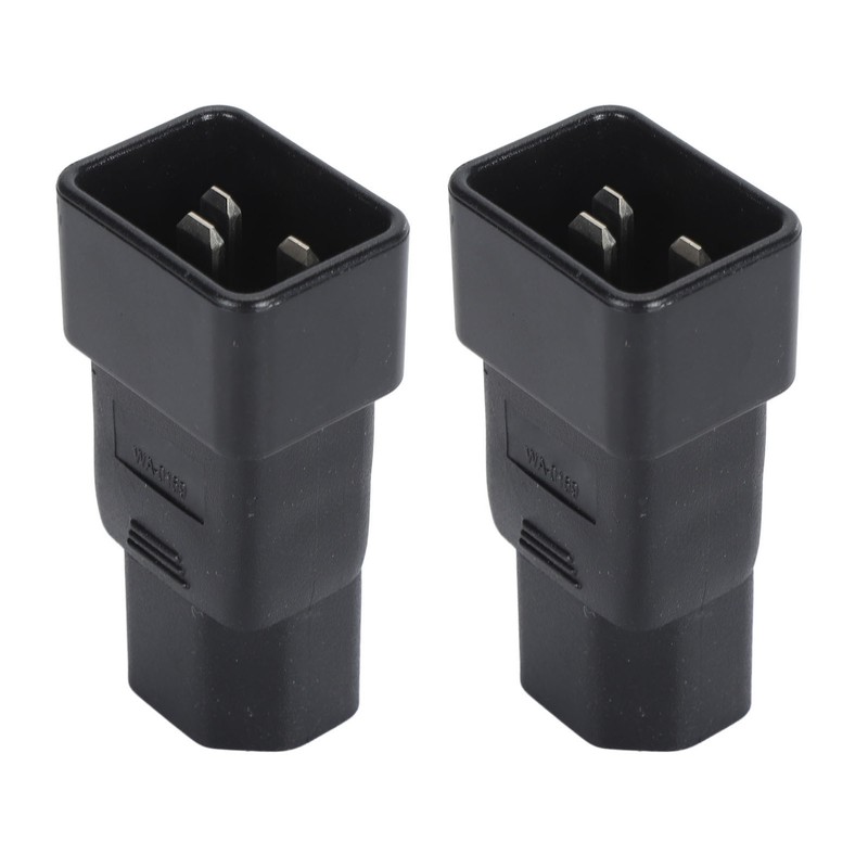 2pcs IEC320 C20 to IEC320 C21 Power Adapter Professional Plug