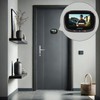 Somikon Front Door Camera: Digital Door Viewer Camera with 4.3