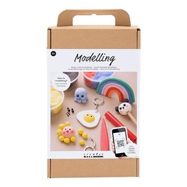 Creativ Starter Craft Set Model Making Fantasy Figures, 1 Pack, Black
