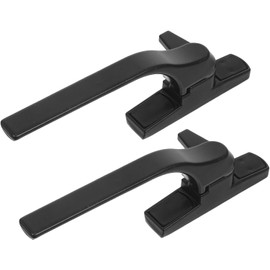 ARTIBETTER Manija de Ventana Corrediza y Abatible 2 Piezas Negras, Tirador Exterior Cierre Seguro, Accesorio para Bricolaje y Puertas de Uso Residencial