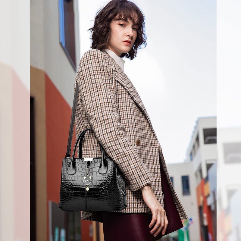 NICOLE & DORIS Tote Bags for Women Top Handle Elegant