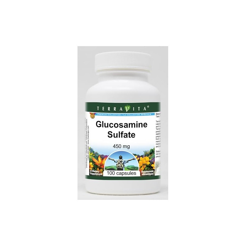Glucosamine Sulfate - 450 mg (100 Capsules, ZIN: 511795) -