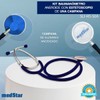 MEDSTAR | Kit Baumanometro Aneroide con Estetoscopio de una Campana