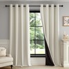 Fmfunctex Blackout Curtains for Living Room Beige Curtains 84 Inch