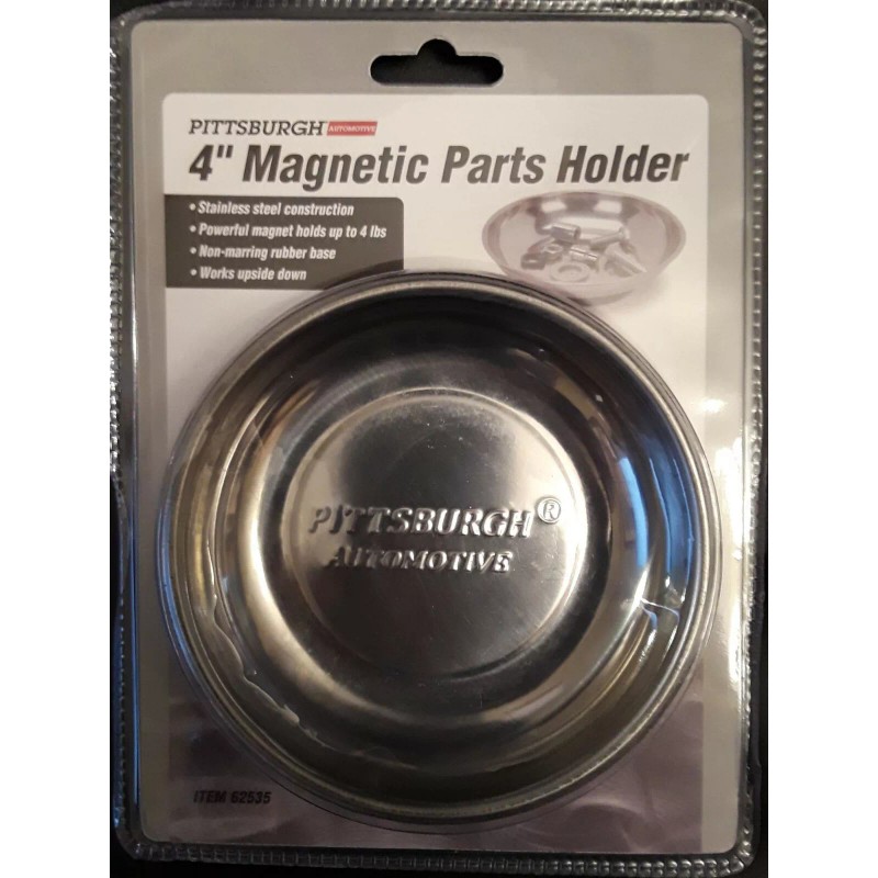 PITTSBURGH - 4" ROUND MAGNETIC BOWL FOR SCREWS & BOLTS