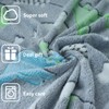 IUNTWEIE Cuddly Blanket Dino 150 x 200 cm, Dinosaur Blanket