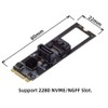 NFHK NGFF Key B+M PCI Express to SATA 3.0 6Gbps