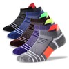 Copper Cushioned Athletic Ankle Socks, Low Cut Training Socks, Odor