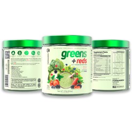 Forzagen Vegan Greens & Reds Superfood Powder - Organic Super Greens Powder | Premium Veggie Powder Supplement | 35 Servings Reds and Greens Superfood Powder