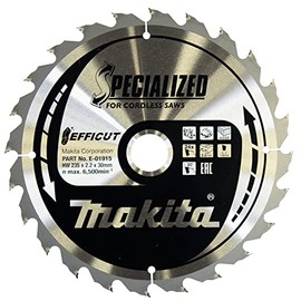 Makita E-01965 9-1/4" 24T Carbide-Tipped Max Efficiency Circular Saw Blade, Framing