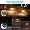 LEONLITE 7 Inch LED Hardscape Lighting, Update Retaining Wall Lights,