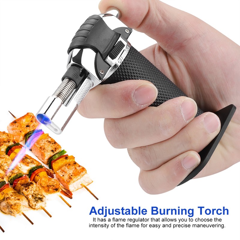 Portable Windproof Gas Butane Lighter Flame Gun Burner Fire Starter