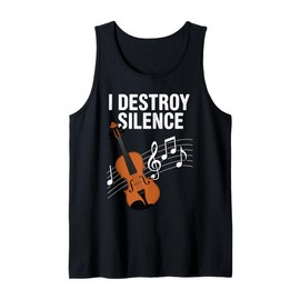 Cool Violin Art for Men Women Violinist Violin Player Violin Tank Top