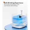 Homerunpet Cat Water Fountain Tritan with Wireless Pump, 2.5L/84oz
