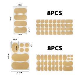 16 Pieces Rubber Bands, Feet Tape Protective Tape, Anti Blister Rubber Band, Reduce Friction Between Shoes and Feet