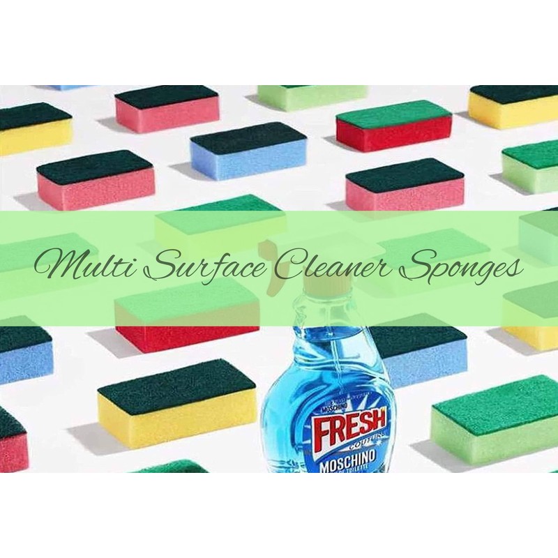 HOMESmith - Colourful Sponge Scourers - Dual Sided Dish Washing