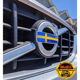 AuslanderVolvo.com Swedish 115mm VOLVO Grill Badge Emblem C30 S40 V50 S60 S80 C70 V70 XC70 XC90