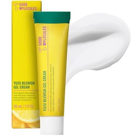 Good Molecules Yuzu Blemish Gel Cream - Lightweight Gel Moisturizer with Salicylic Acid (BHA) and Natural Extracts to Target Blemishes, Even Skin Tone, and Texture - Skin Care for Face