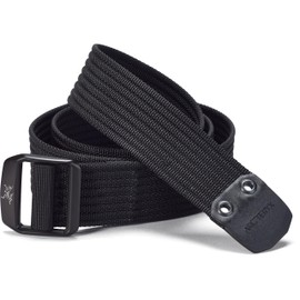 Arc'teryx Conveyor Belt 38mm | 38MM Webbing Belt with a Metal Buckle | Black, Medium