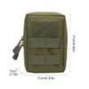 Pack of 2 Molle Utility Pouch Hiking Equipment for Outdoor