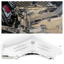 Cyreedom Motorcycle ABS Engine Cylinder Base Side Cover for Harley Softail 2000-2006, Touring Street Glide, Electra Glide, Road Glide FLHT FLHR FLTR 1999-2006, Dyna FXDWG 1999-2005 (Chrome)