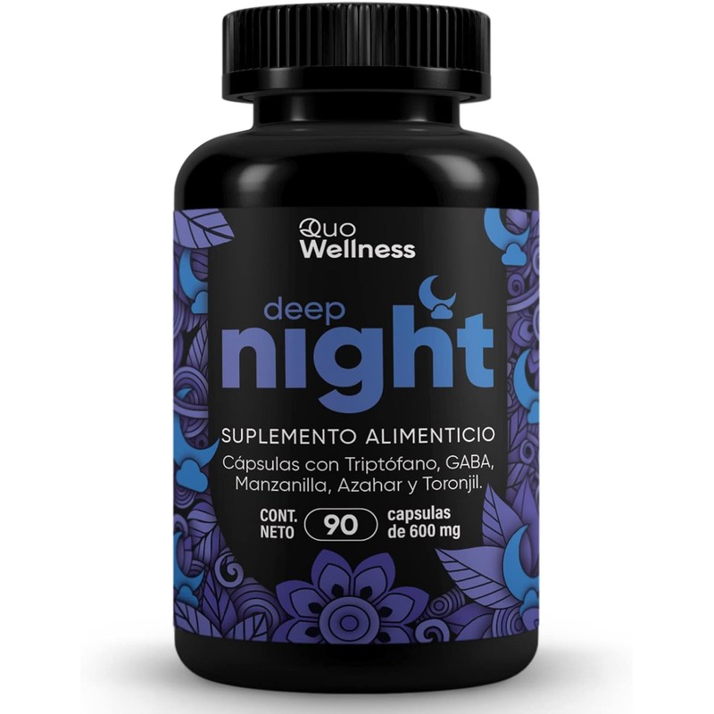 Deep Night Sueño Reparador, Profundo y de Calidad Ingredientes Triptófano,