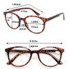 3 Pack Reading Glasses Spring Hinge Stylish Readers Black/Tortoise for