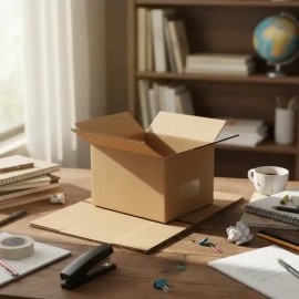 Caja Carton E-commerce 16x11x9cm 50 Piezas Corrugado Kraft                                                                                            