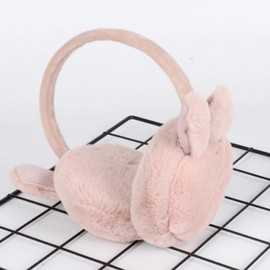 Cozy Rabbit Fashion Ear Warmers for Couples - Winter Cold Protection Earmuffs Winter Dusty Pink