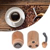 Manual Coffee Grinder Adjustable Coarseness Quiet Portable Wooden Hand Crank