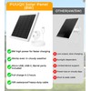 8W Solar Panel for Ring Camera, 2-Pack Solar Panel Charger