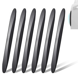 6PCS Black Car Door Edge Protector – Universal Anti-Collision Door Guard Strips for Car Doors, Mirrors & Bumpers, Cars Doors Protectors Edge Guards