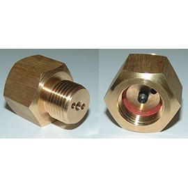 High Tech Diving Filling Adaptor for Carbonated / Inert Gas for Valves with Residual Pressure Valve