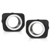 PIT66 Fog Lamp Light Cover Bezel Trim Pair Compatible with