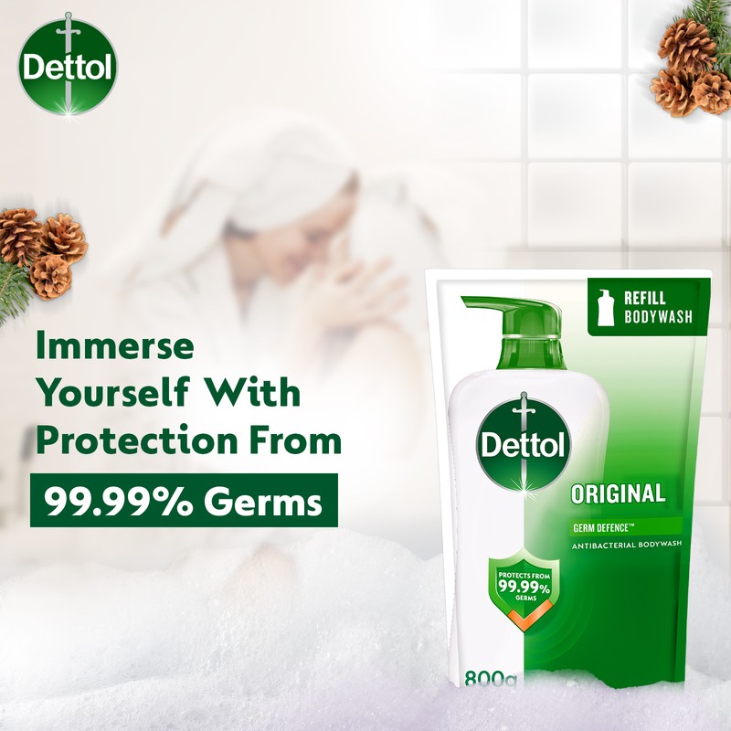 Dettol Bundle of 12 Dettol Shower Gel Body Wash Assorted