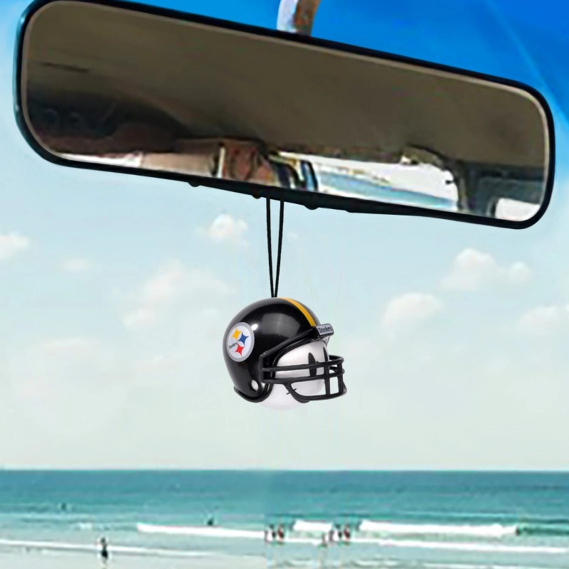 Pittsburgh Steelers Hanging Rear-View Mirror Car, Truck Dangler Auto Accessory