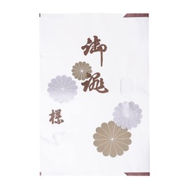 Amemari Paper 3 Sheets Made in Japan (No Inner Paper), Gold Chrysanthemum Pattern, High Quality Unryu Washi Paper, Gifts, Gold Pieces, Kimono Bunko with Window, Storage, Set of 3, Kimono Container,