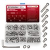 231 Pcs M6 Nuts and Bolts Set, Hex Socket Head